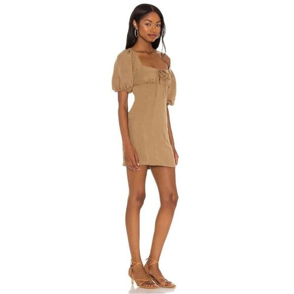 Lovers and Friends Steph Mini Dress in Tan M New - Picture 3 of 11